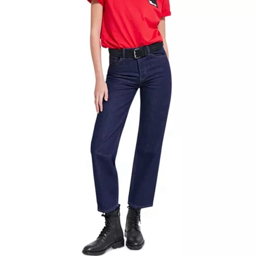 The Kooples Dark Blue Straight Leg Jeans
